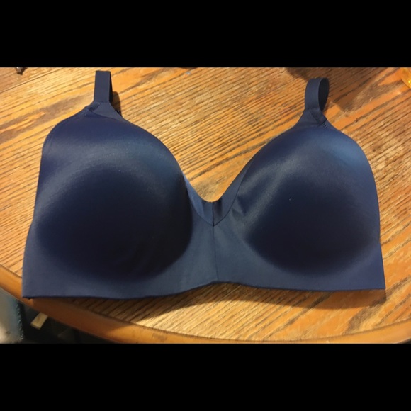 Plus Size Wirefree Bra - Auden™ Smart Blue 42G - Picture 2 of 5